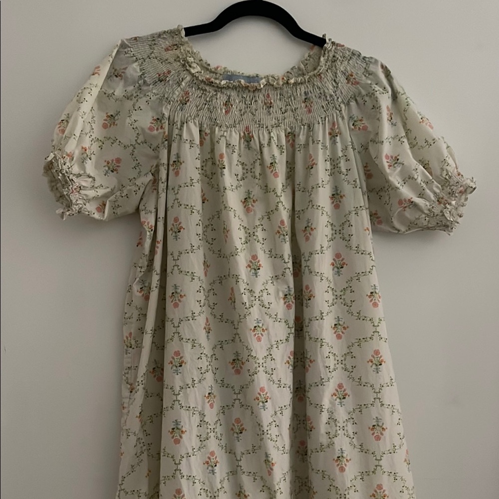 Hill House Home smocked "Nap" dress size small